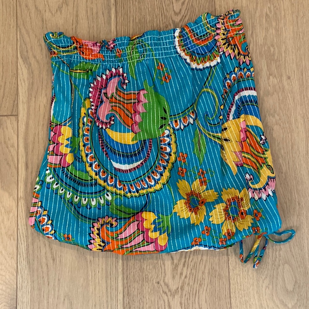Trina Turk tube top.